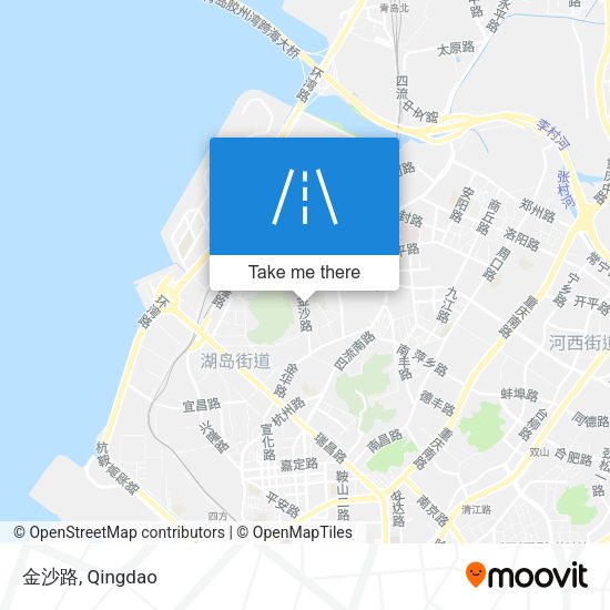 金沙路 map
