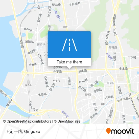 正定一路 map