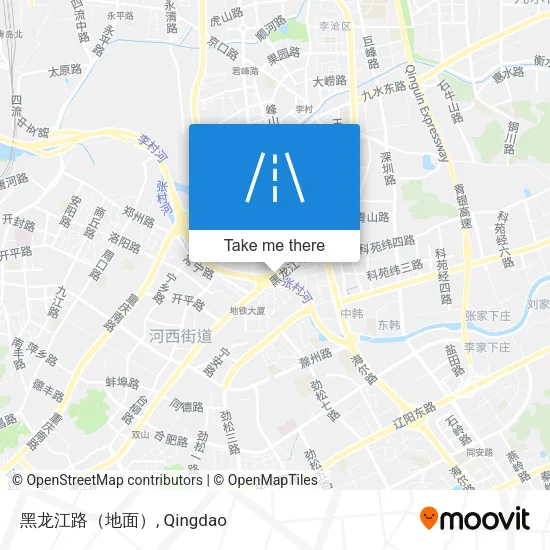 黑龙江路（地面） map