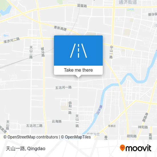 天山一路 map