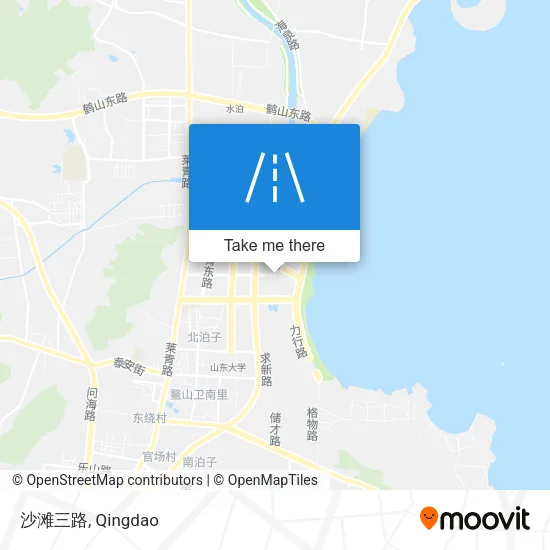 沙滩三路 map