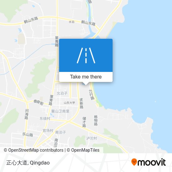 正心大道 map