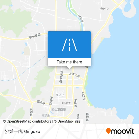 沙滩一路 map