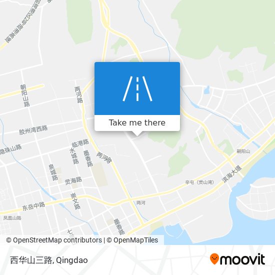 西华山三路 map