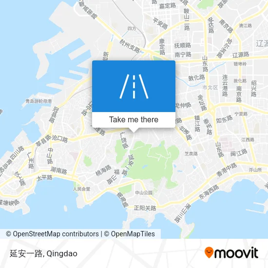 延安一路 map