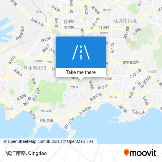 镇江南路 map