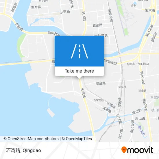 环湾路 map