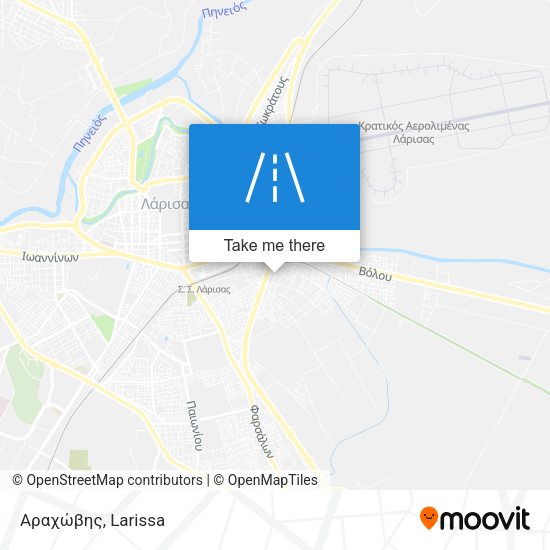 Αραχώβης map