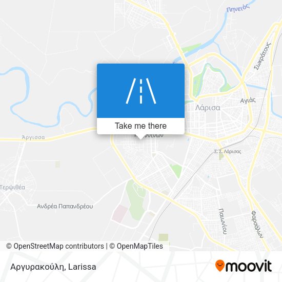 Αργυρακούλη map
