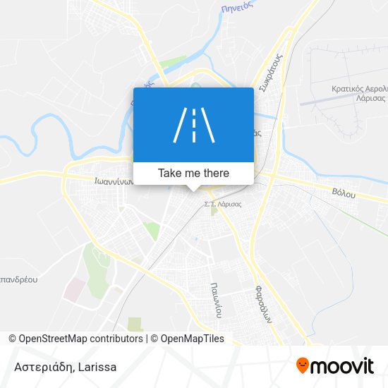 Αστεριάδη map