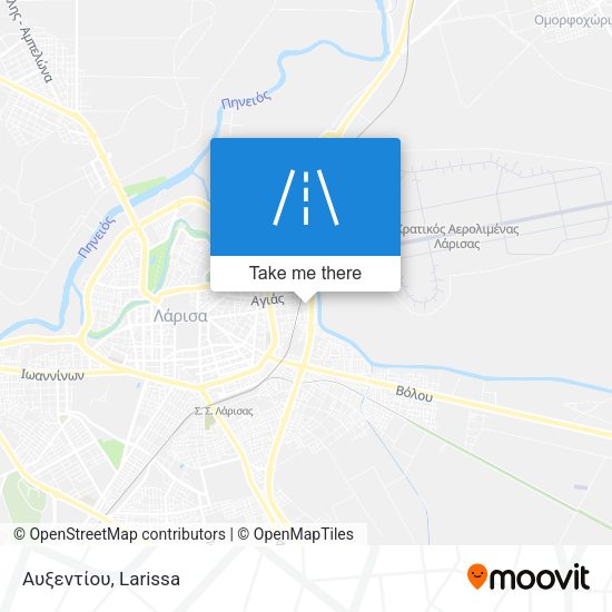 Αυξεντίου map