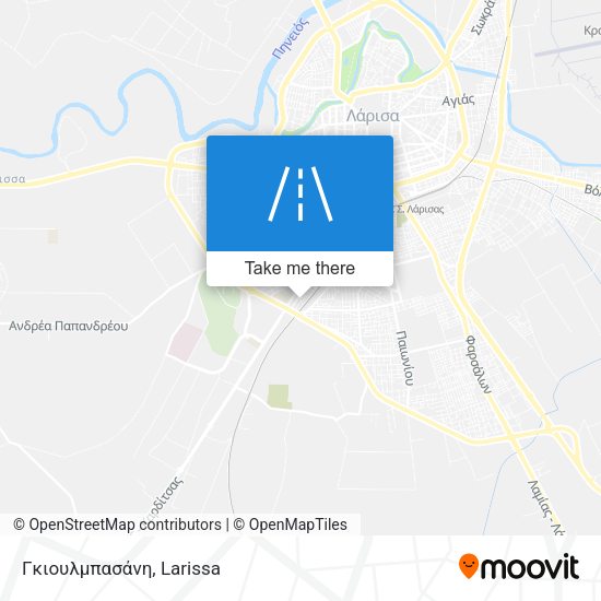 Γκιουλμπασάνη map