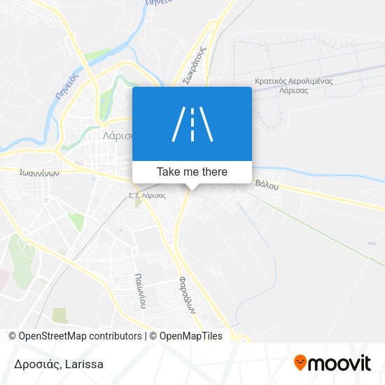 Δροσιάς map