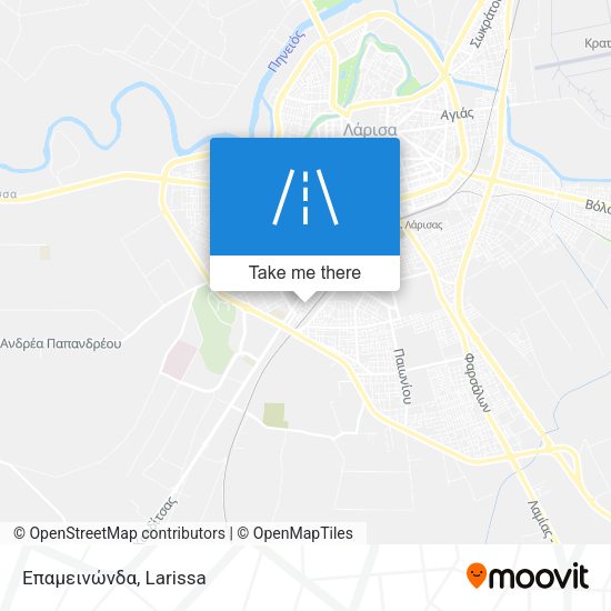 Επαμεινώνδα map