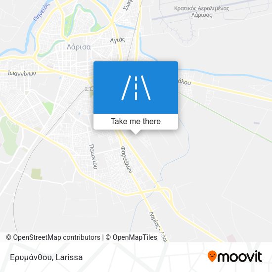 Ερυμάνθου map