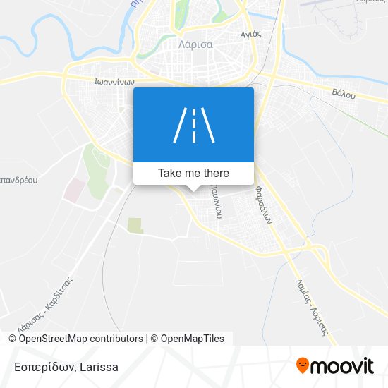 Εσπερίδων map