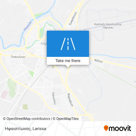 Ηφαιστίωνος map