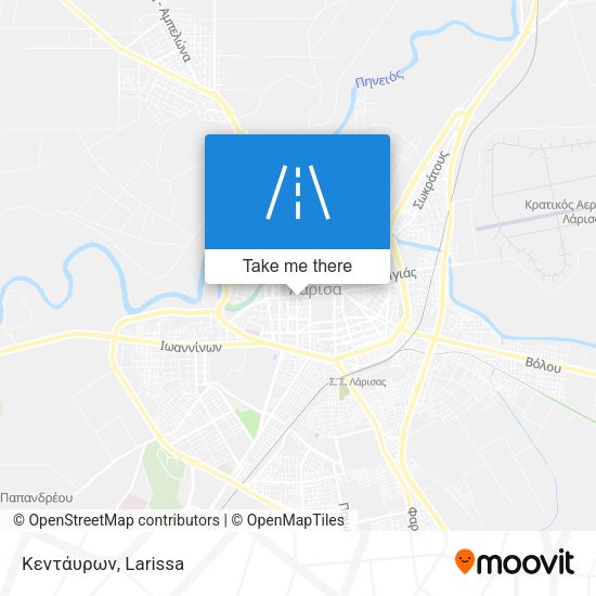 Κεντάυρων map