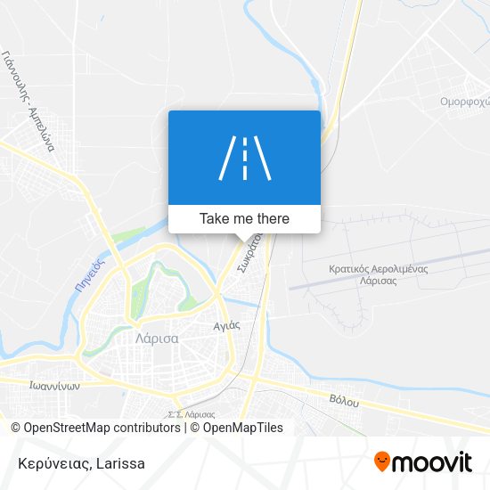 Κερύνειας map