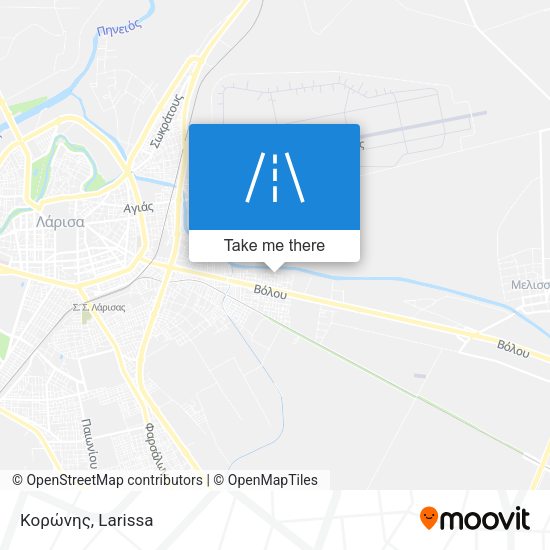 Κορώνης map