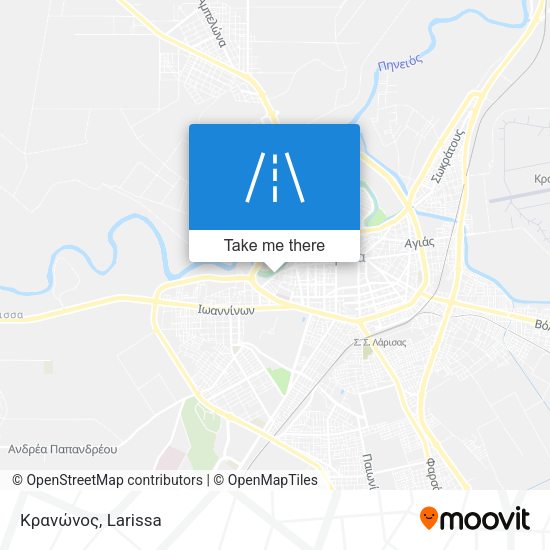 Κρανώνος map