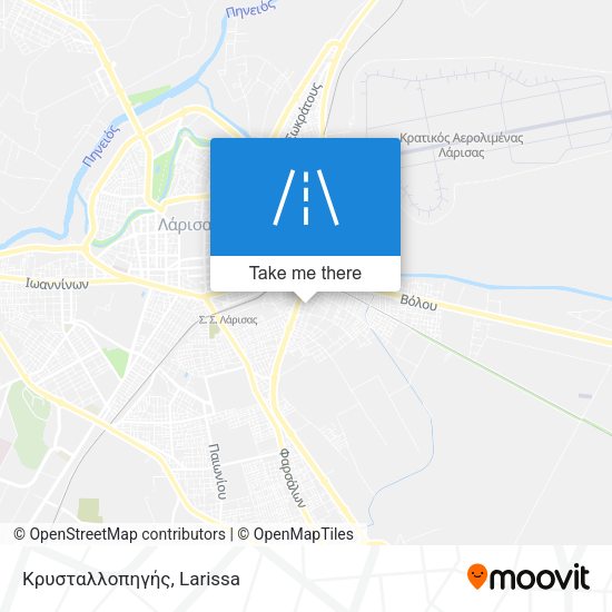 Κρυσταλλοπηγής map