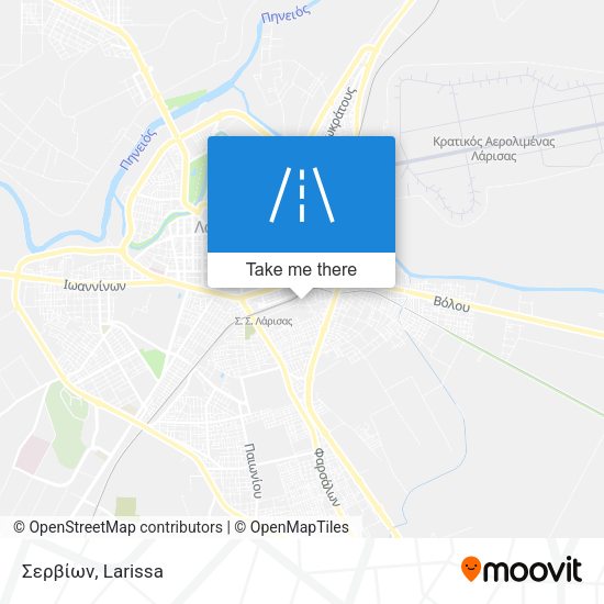 Σερβίων map