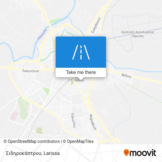 Σιδηροκάστρου map