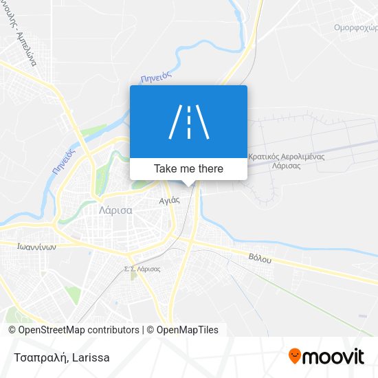 Τσαπραλή map