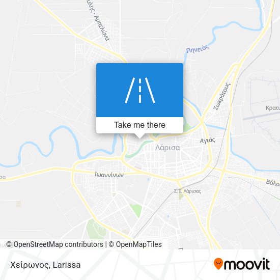 Χείρωνος map