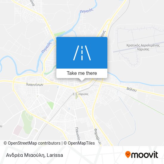 Ανδρέα Μιαούλη map
