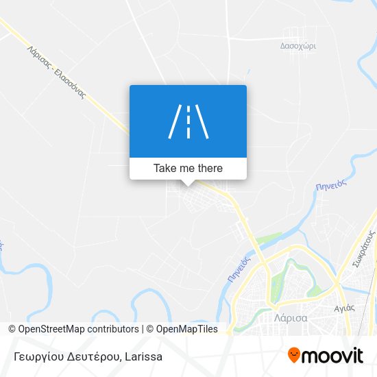 Γεωργίου Δευτέρου map