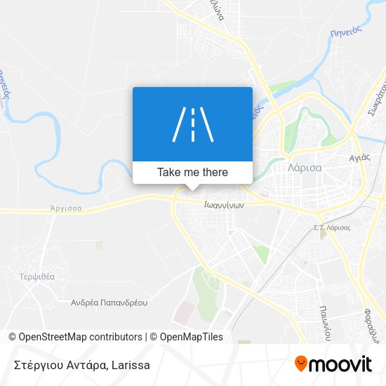Στέργιου Αντάρα map
