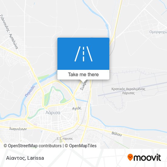 Αίαντoς map