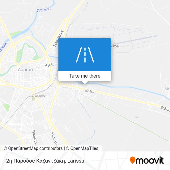 2η Πάροδος Καζαντζάκη map