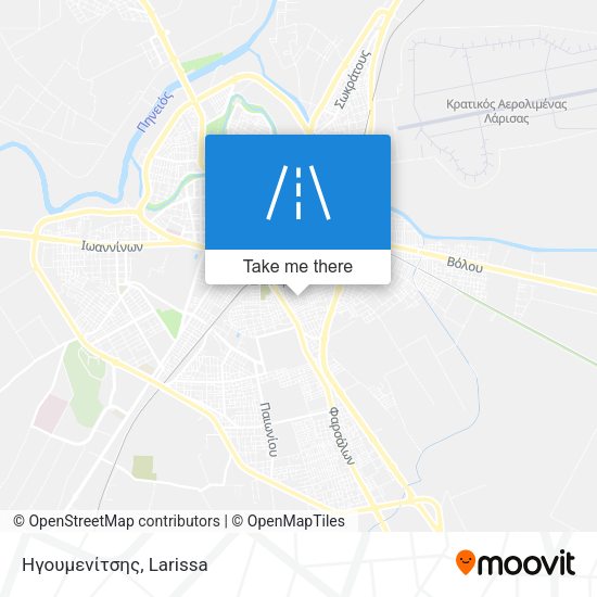 Ηγουμενίτσης map