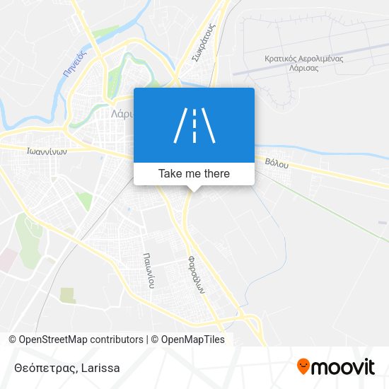 Θεόπετρας map