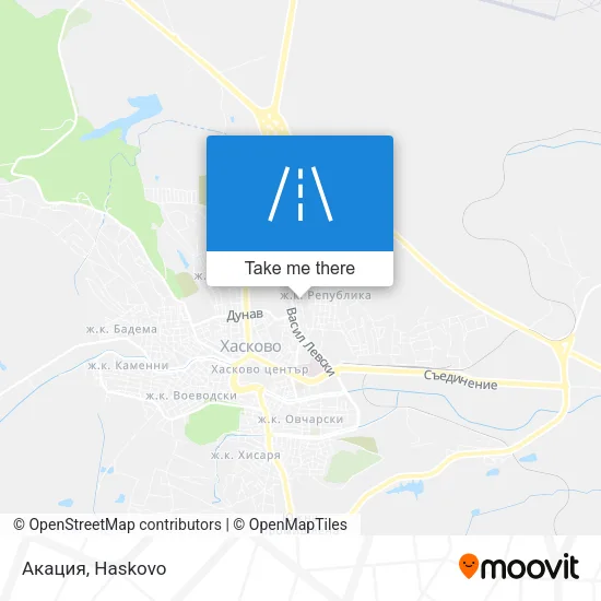 Акация map
