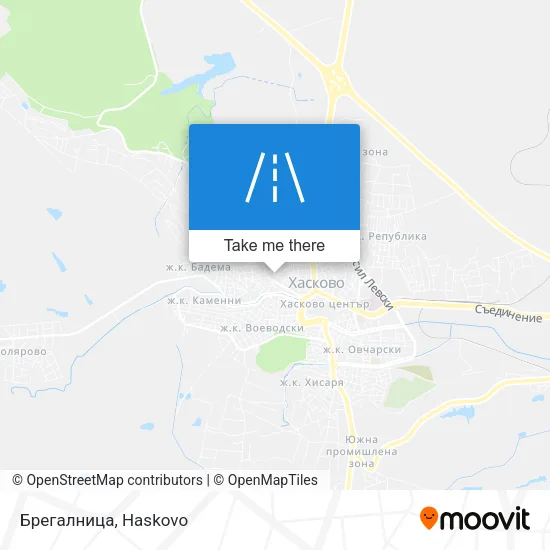 Карта Брегалница