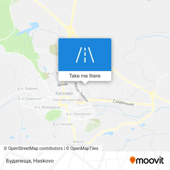 Карта Будапеща