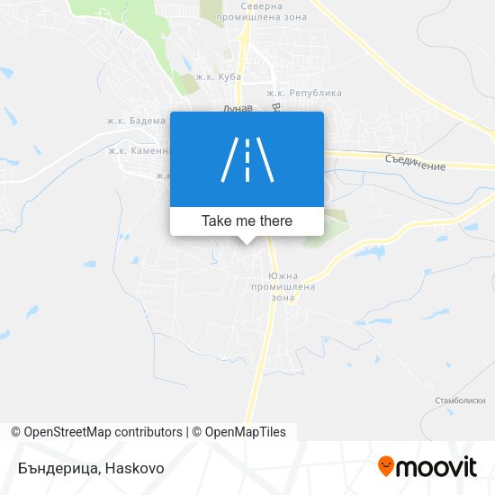 Бъндерица map
