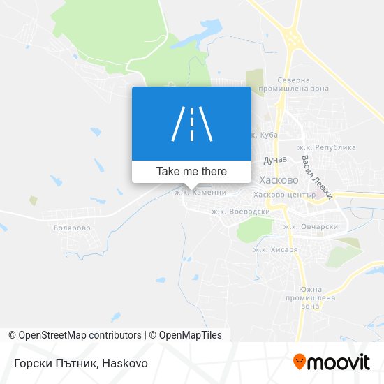 Карта Горски Пътник