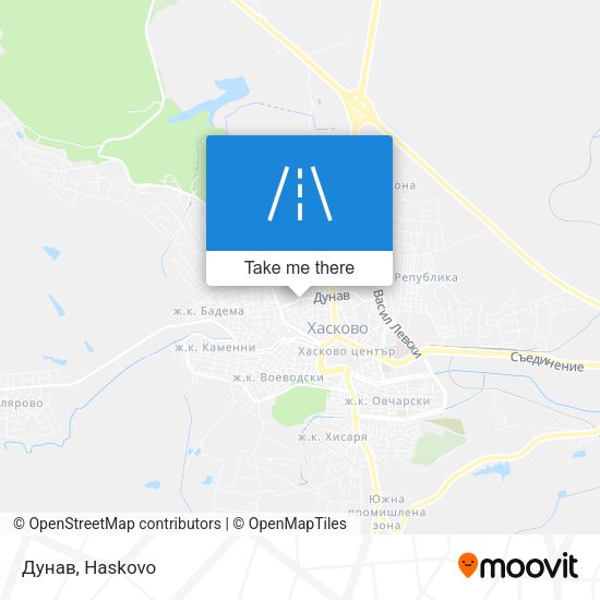 Карта Дунав