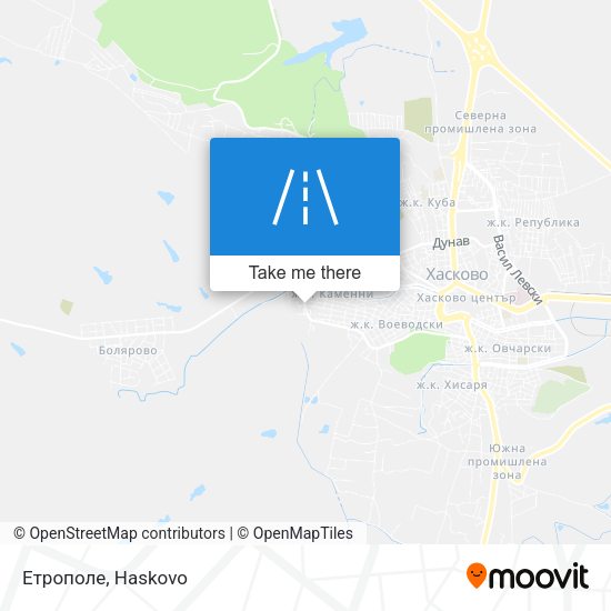 Етрополе map