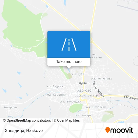 Карта Звездица