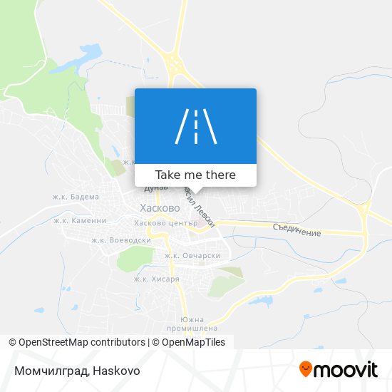 Момчилград map