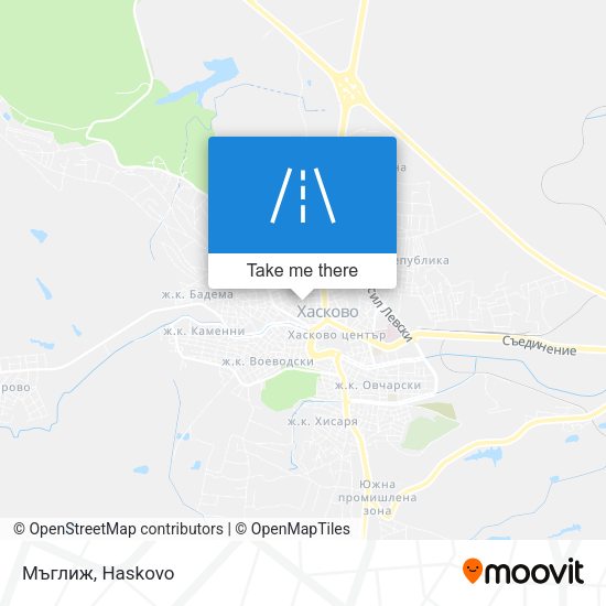 Мъглиж map