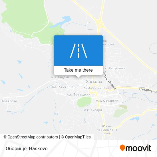 Карта Оборище