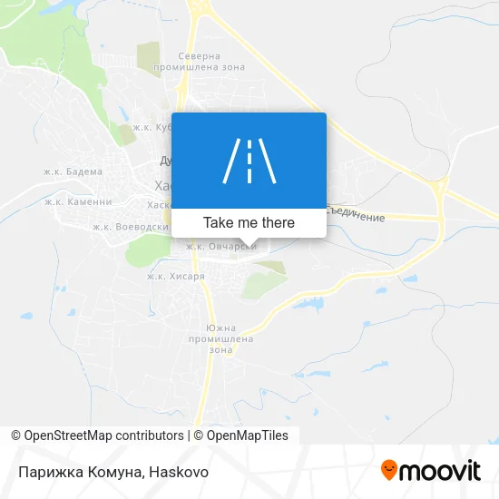 Карта Парижка Комуна