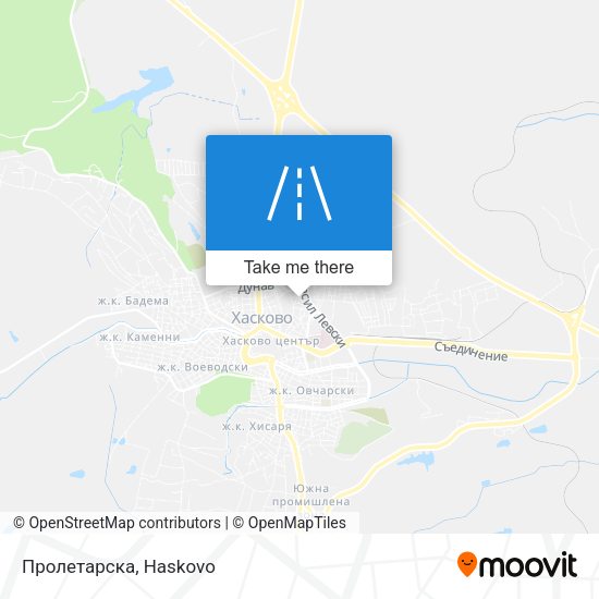 Пролетарска map